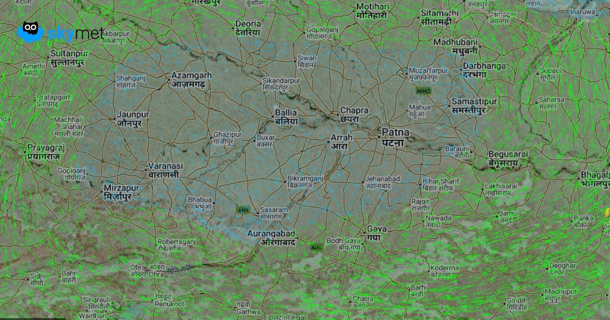 बिहार में हो रही बारिश