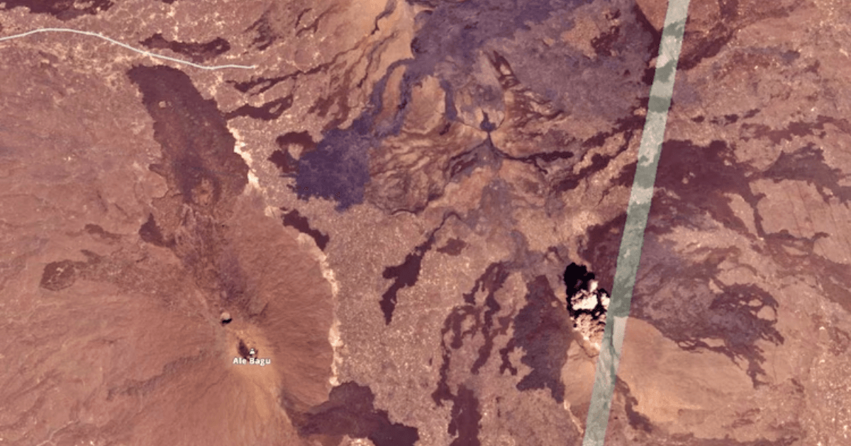 हैली गुब्बी ज्वालामुखी का विस्फोट, (फोटो: X/@simoncarn.bsky.social)