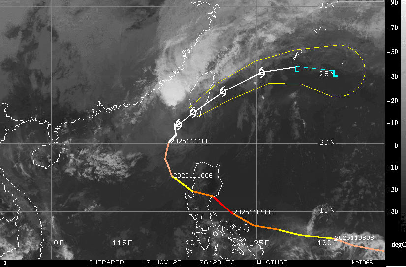 तूफान का ट्रैक