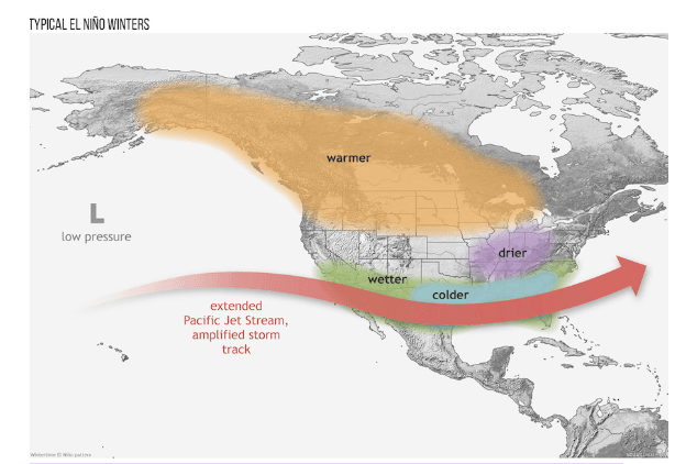 US Winter pattern